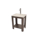 Mueble Misiones Rock c/patas Wengue MU1062 sin mesada
