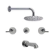Griferia baño Hidromet Triumph Lever Lavat+ bañera d/Re+Bide
