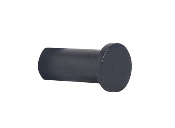 Accesorio de baño Ottone Percha Disco Net negro mate