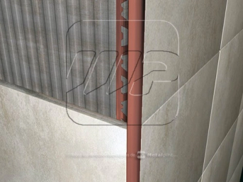 Guardacanto Moldumet PVC Terra 9 mm E012