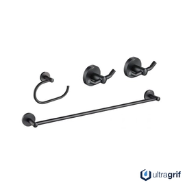 Accesorios de baño Ultragrif Jazz 4 piezas grey gun UGV304GG07