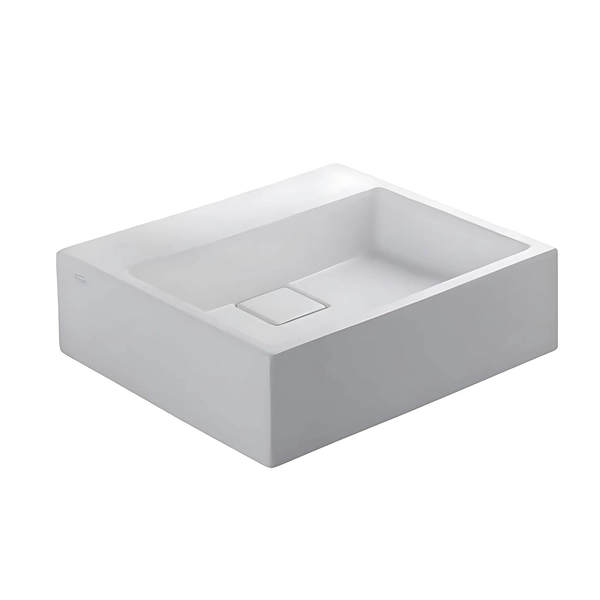 Bacha de lavatorio Ferrum temple qubiq s/agujero QUB-BH-151-BL