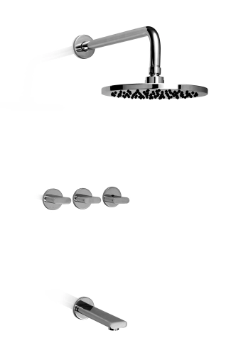 Griferia Piazza Icon bañera c/transferencia 21306