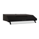 Campana de cocina negra ECOCLIMA 600 con motor y visera Boreas 15177N