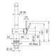 Griferia monocomando Franke Grifo active pull out 2 jet cromo 0653-379