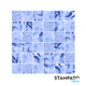 STAMPATO MALLAS (30x30) 5x5 NAT TROPICAL AZUL