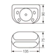 Porta vaso Ferrum compacto blanco ACO-PV-006-BL