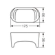Portarrollo Ferrum compacto blanco ACO-PR-007-BL