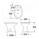 Roca Bidet Italiana 3 Aguj LL Bco