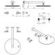 Griferia de ducha Hidromet Flat s/transf lever black 84109NEGR