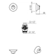 Valvula de descarga Hidromet redonda doble accion c/corte skin 00942SKIN