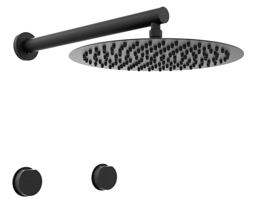 Griferia Hidromet Luxury ducha s/transf Black