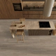 Porcelanato Vite 20x80 Tarco beige nat cal 1º