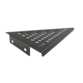 Estante Atrim Esquinero de aplicar cuadrados negro mate ETM230NM