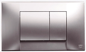 Accesorio de baño Ideal Tapa tecla Univ embutir Gris 84020