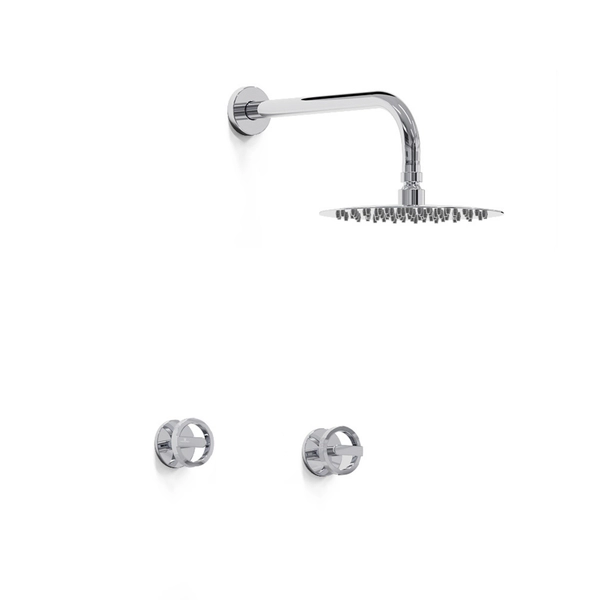 GRIFERIA DUCHA RING HIDROMET 200MM CROMO 11509CRCR