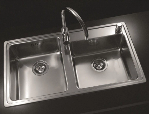 Bacha de cocina doble Johnson Q085AD