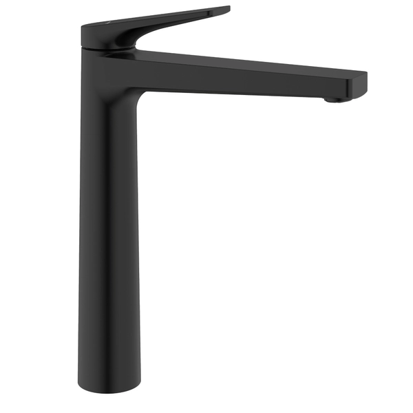 Griferia lavatorio alto Peirano Wave Black 61-168N