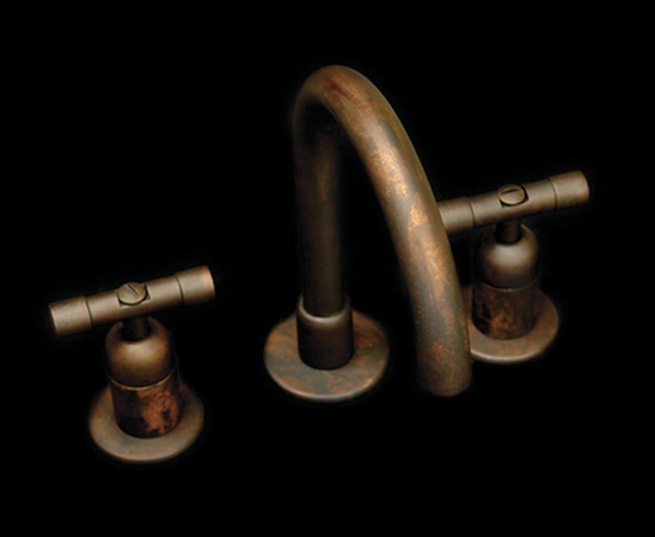 Griferia de lavatorio Robinet Bronx niquel mate