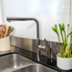 Grifería Piazza kitchen pro 10316 rociador extraíble