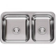 Bacha de cocina doble Johnson R63