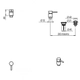 Griferia de bidet Hidromet Vector s/transf cromo 42107