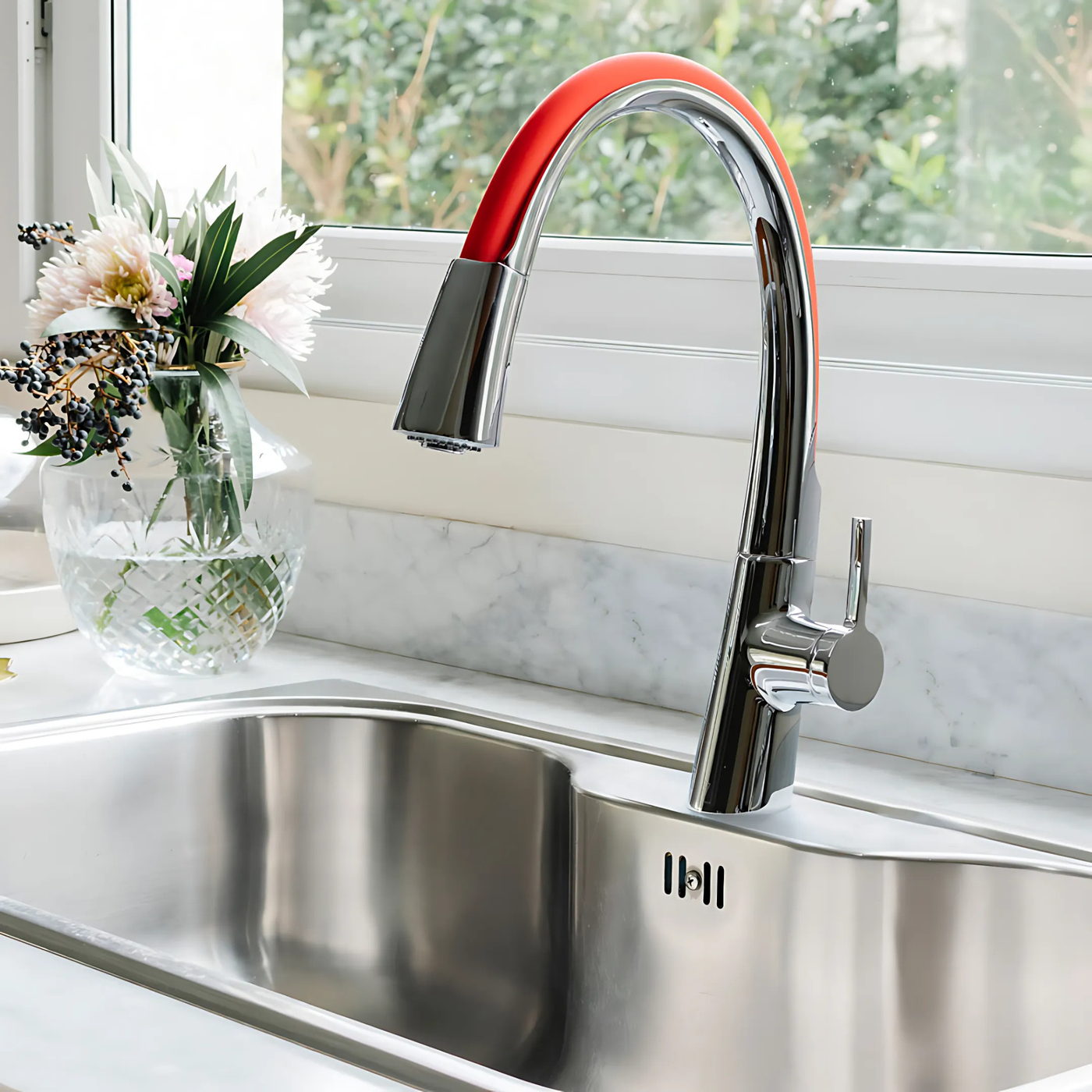 Griferia de cocina FV lenga H5 monocomando 0412/H5-CR Foschia