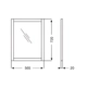 Espejo Ferrum Armonica 56.5x72cm XEDA-W8//ARM-ES-001-MO
