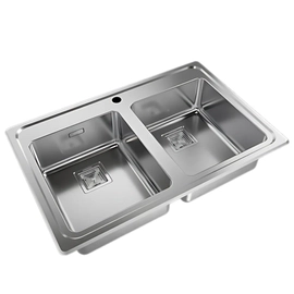 Bacha de cocina Johnson quadra Q084A doble