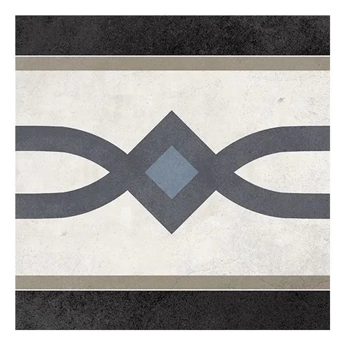 Cerámica guarda Decorada Calcareo Bs as PIU 20x20