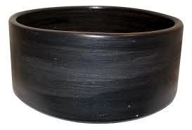 Bacha Fango Cilindrica nueva lisa Negra CN35NL