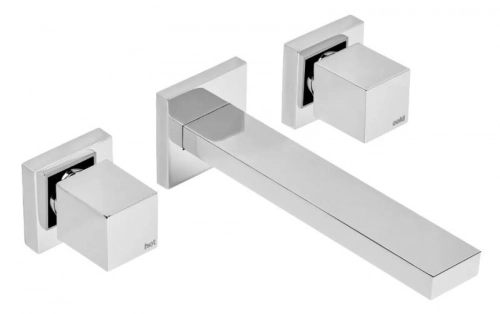 Griferia Lavatorio Pared Peirano Lago Cromo 62-161