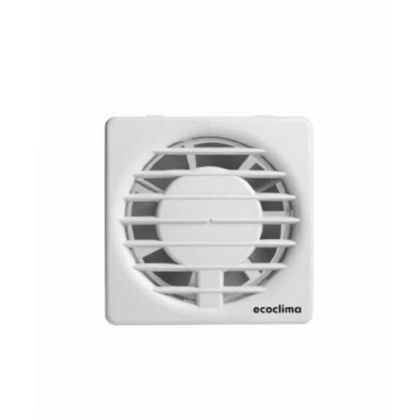 Extractor para baño cuadrado obra 15° blanco ECOCLIMA 523