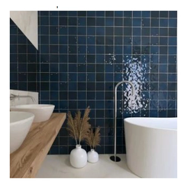 Revestimiento Ceramico Arren 15,5x15,5 Blue Marine Bold bte