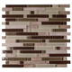 Arren Malla 30x30 Modelo Random 1108 Mix Marmol y Vidrio