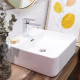 Bacha De Apoyar Peirano Cuadrada 420X420X125 BCH04/1