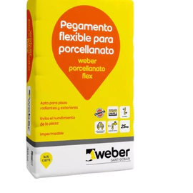 Ahesivo Weber  porcellanato flex x25kg 92-0126