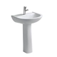 Bacha de lavatorio Ferrum atuel olivos 1AG blanco ATU-LV-100-BL