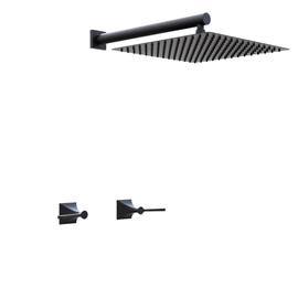 Griferia de ducha Hidromet New Castle s/transf lever black 51009NEGR