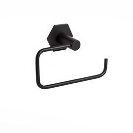 Portarollo Ottone negro mate hexa 4720.5