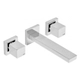 Griferia Lavatorio Pared Peirano Lago Cromo 62-161
