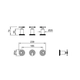 Griferia bidet Peirano Pulse cromo 70-175