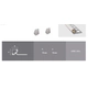 Guardacanto Atrim Lumiere Led Quadra duo 10x10mm 3965