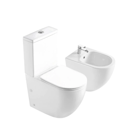 Combo Uhome: Inodoro, Depósito, Asiento, Bidet y Grifería