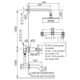 Grifería de ducha FV temple con transferencia 0103/87-CR
