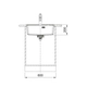 Bacha simple Franke Maris MRG 610-52-TL-NE 0661-642