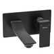 Griferia Monoc de lavatorio pared Peirano Soria Black