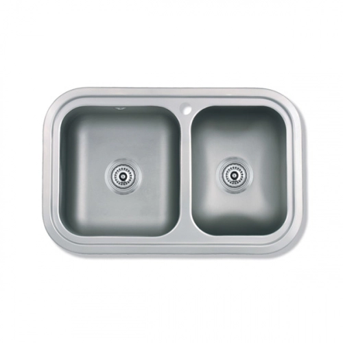 Bacha de cocina Mi Pileta Encastrable Doble Ac 405E