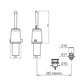 Griferia bidet monocomando Hidromet Icon cromo 11102CRCR