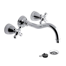 Grifería de lavatorio FV margot de pared 0203/62-CR